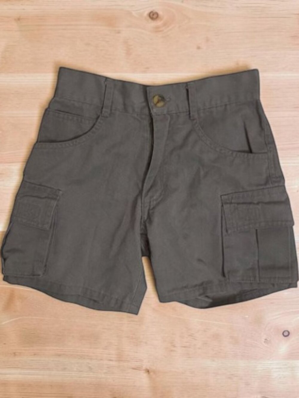 B💲4 💥♻ Chino Classic Fit Toddler Cargo Dark Grey Shorts | Size 5 | 1304